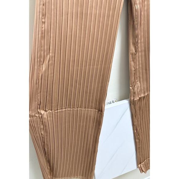 Andrea Iyamah Linea Toffee Pleated Pants Women’s Size Small - Picture 6 of 8
